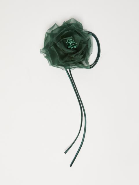 Max Mara JESSY Silk flower brooch