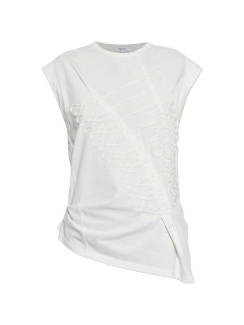 Alexander McQueen sleeveless asymmetric T-shirt
