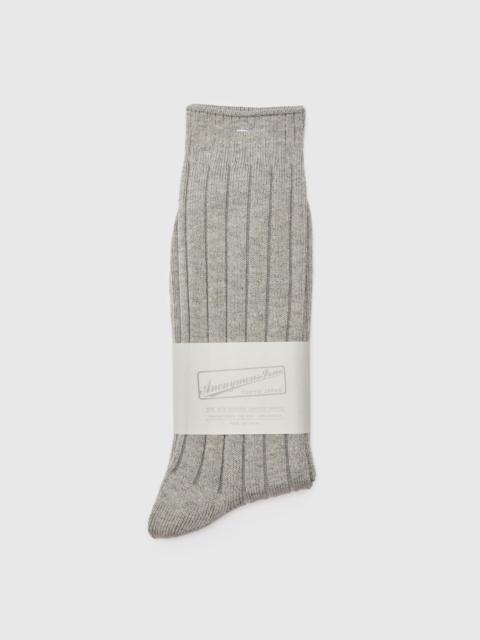ANONYMOUSISM Bold Rib Crew in Grey