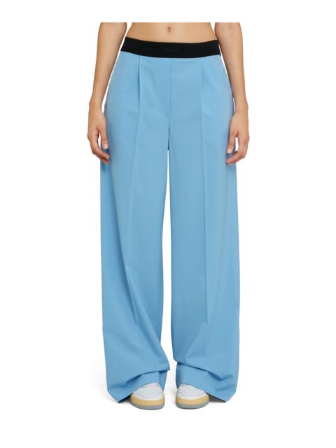 MSGM Lightweight wool tailored pants with straight legs