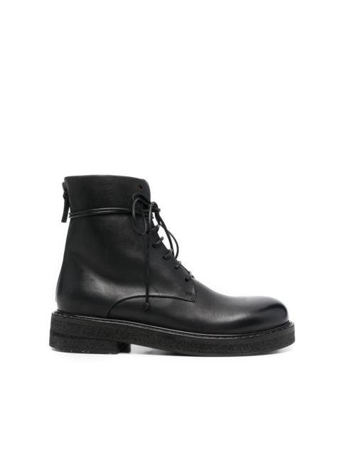 Marsèll leather combat boots