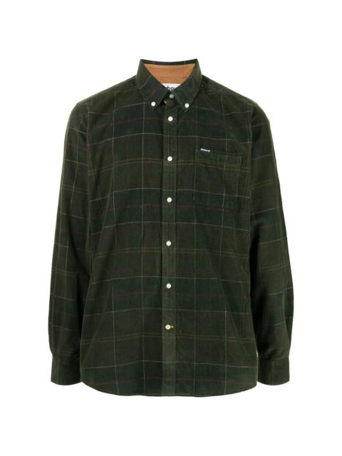 Blair tartan-print shirt