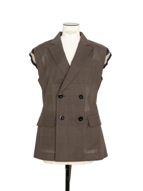 sacai High Twist Voile Vest