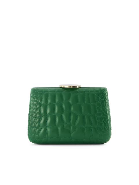 GIAMBATTISTA VALLI embossed-leather clutch bag