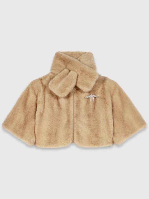 maje Short faux fur jacket