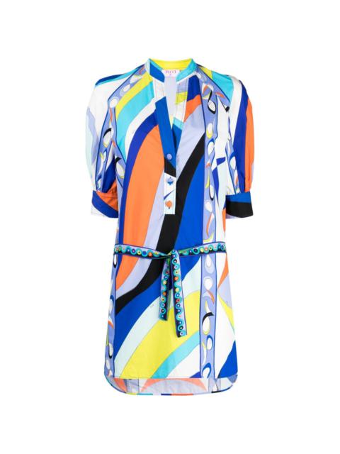 PUCCI Pesci-print cotton minidress