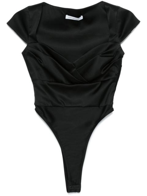 VIKTOR & ROLF sweetheart pleat-detailing bodysuit