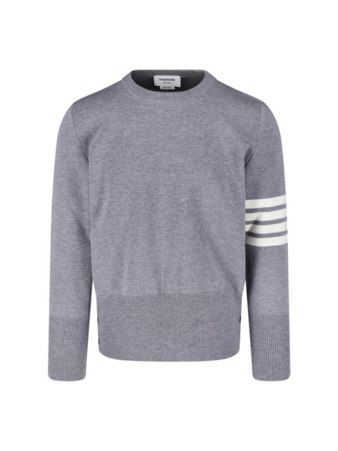 Thom Browne WOOL SWEATER IN VIRGIN WOOL "4 BAR"
