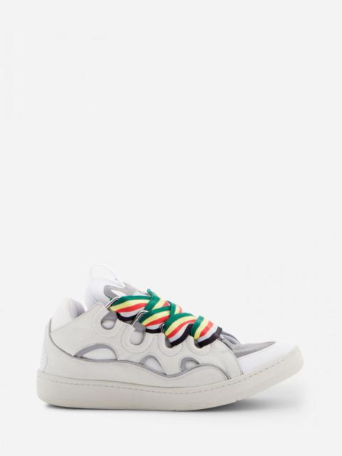 Lanvin LEATHER CURB SNEAKERS