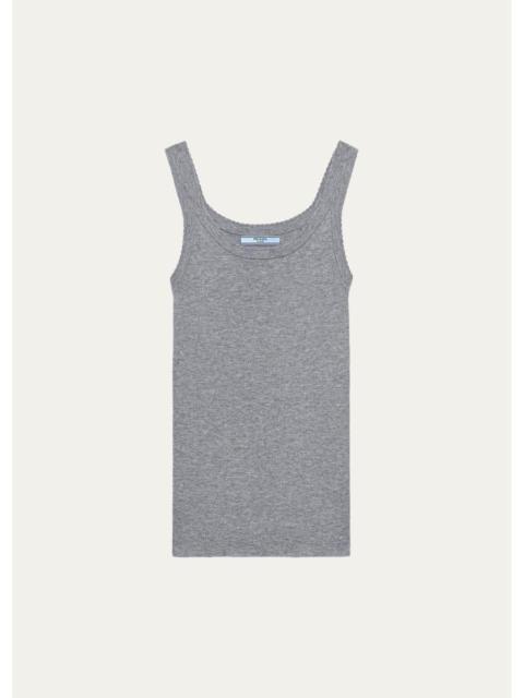Prada Ribbed Cashmere Tank