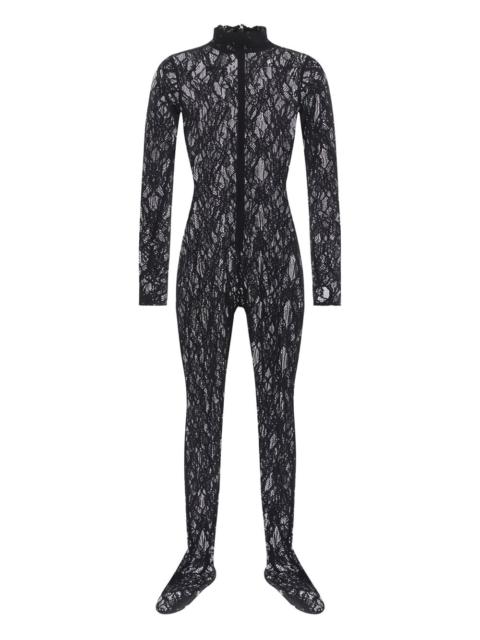 Roberto Cavalli lace high-neck jumpsuit
