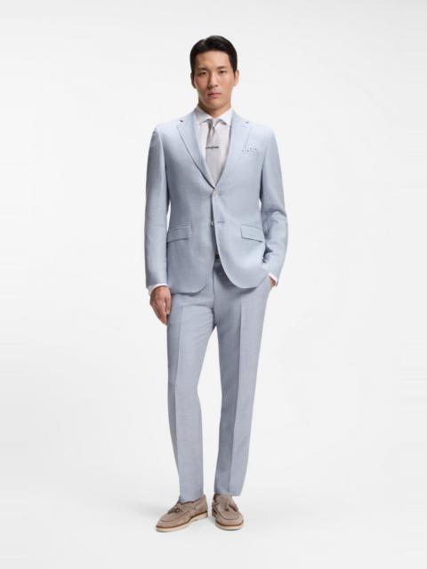 BOSS TWO-PIECE REGULAR-FIT SUIT IN CHECKED FABRIC