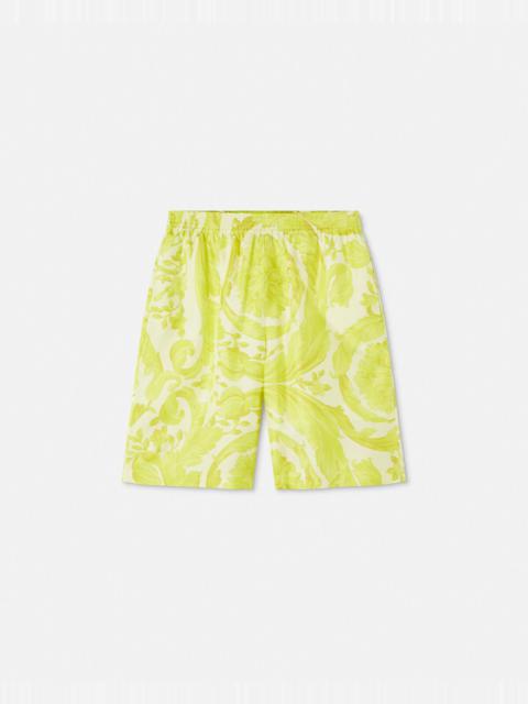 VERSACE Barocco Silk Shorts