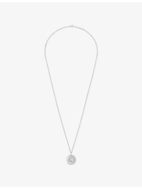 Van Cleef & Arpels Zodiaque Medal Cancer 18ct White-Gold Pendant