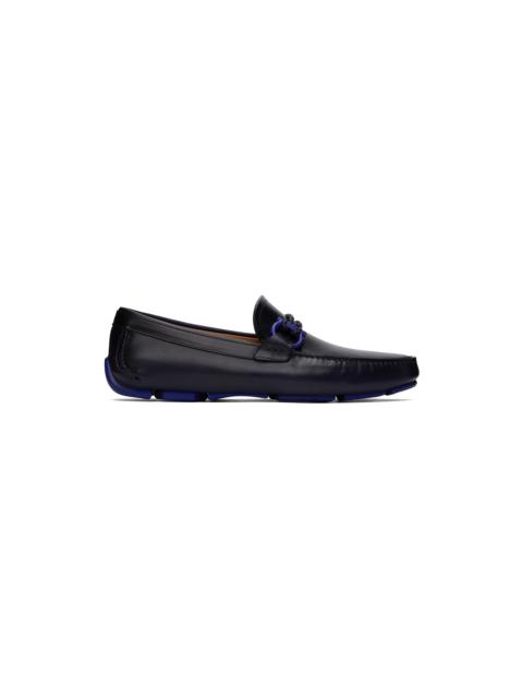 Navy Driver Loafers