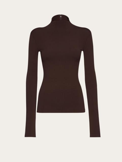 FERRAGAMO JERSEY TURTLENECK