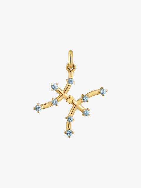TOUS Pisces Pendant with 18kt gold vermeil and topaz TOUS Zodiaco