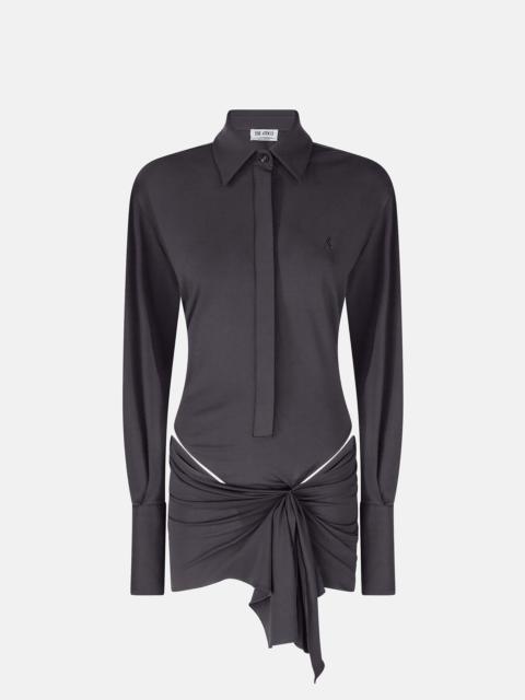 THE ATTICO BLACK MINI DRESS