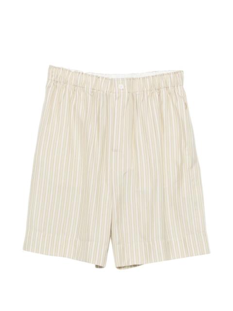 Carven striped-pattern shorts
