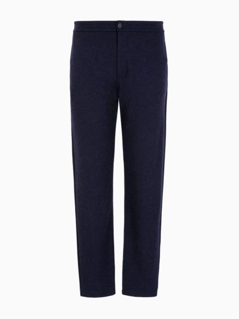 Giorgio Armani Vicuña trousers in cashmere and vicuña