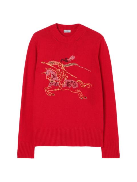 Burberry EKD cross-stitch sweater
