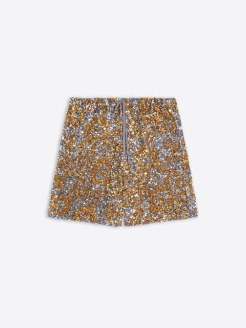 Dries Van Noten EMBROIDERED SHORTS