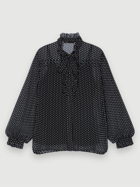 maje Polka dot blouse