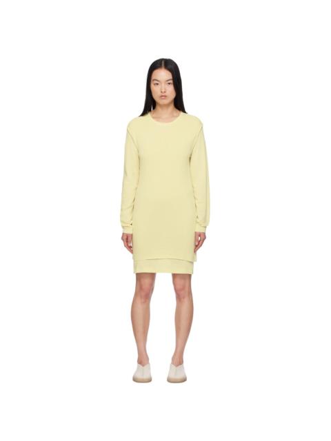 Lemaire Yellow Double Layer Minidress
