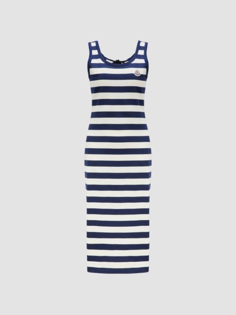 Moncler Striped Midi Dress