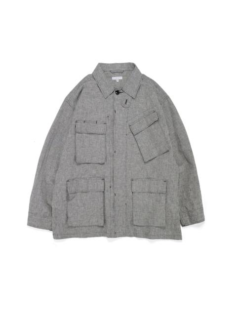 Engineered Garments BDU Jacket Black/Grey CL Houndstooth