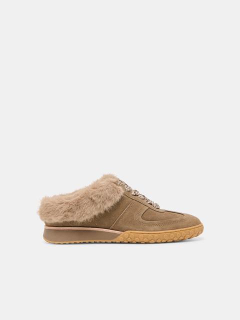 dolce vita IZZEY PLUSH SNEAKERS OLIVE SUEDE