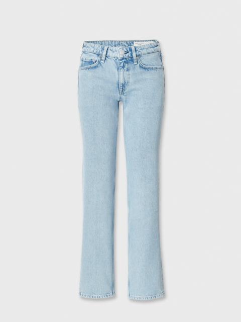 rag & bone Harlow Straight Jean Low-Rise in Rigid Denim