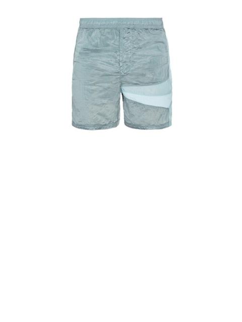 Stone Island B0142 NYLON METAL IN ECONYL® REGENERATED NYLON_ STAR INLAY_ GARMENT DYED AQUA