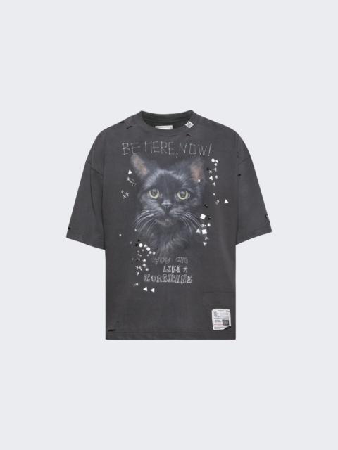 Maison MIHARAYASUHIRO Embellished Distressed Tee Black