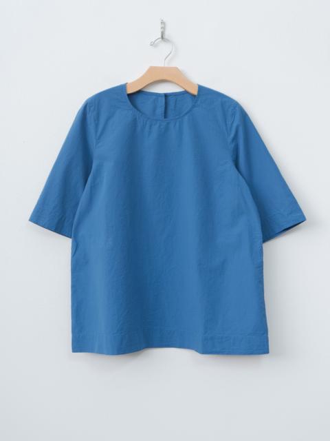 Simple Top CHALK POPLIN - Medium Blue