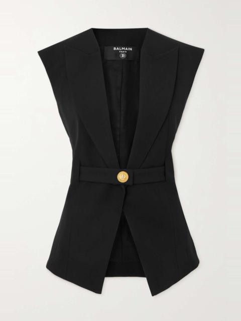 Balmain Belted wool vest | REVERSIBLE