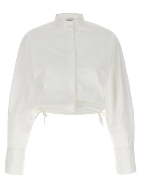 Cropped Shirt Shirt, Blouse White