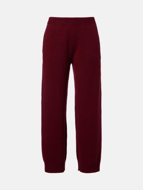 GUCCI Wool and cashmere tapered pants