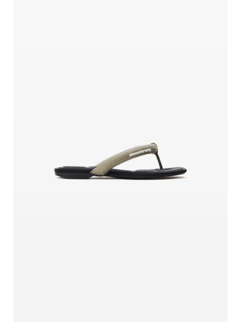 Alexander Wang jenna tubular flat thong sandal