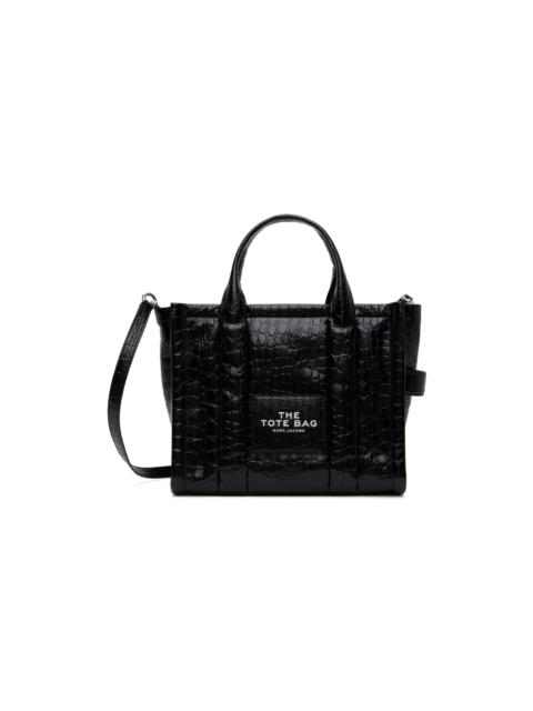 Black Small 'The Croc-Embossed' Tote