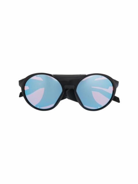OAKLEY round-frame tinted-lens sunglasses