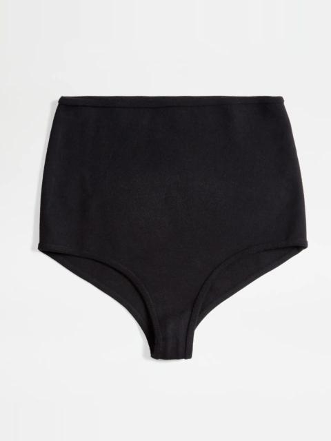 Tod's KNITTED FRENCH KNICKERS - BLACK