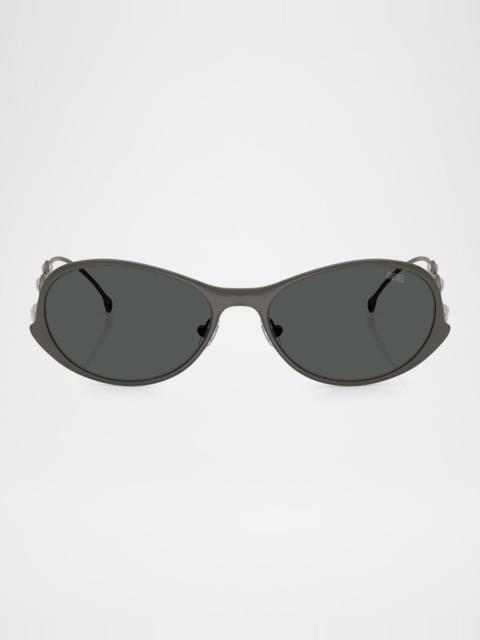 Diesel Men's DL1014 Oval Sunglasses