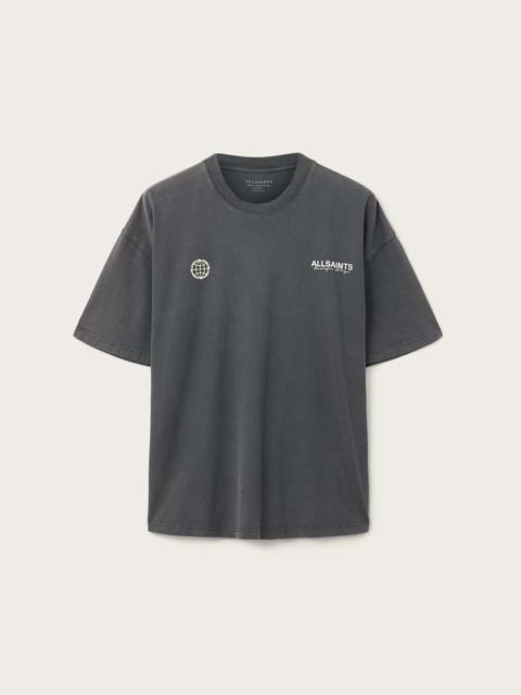 ALLSAINTS EMBLEM SHORT SLEEVE COTTON T-SHIRT