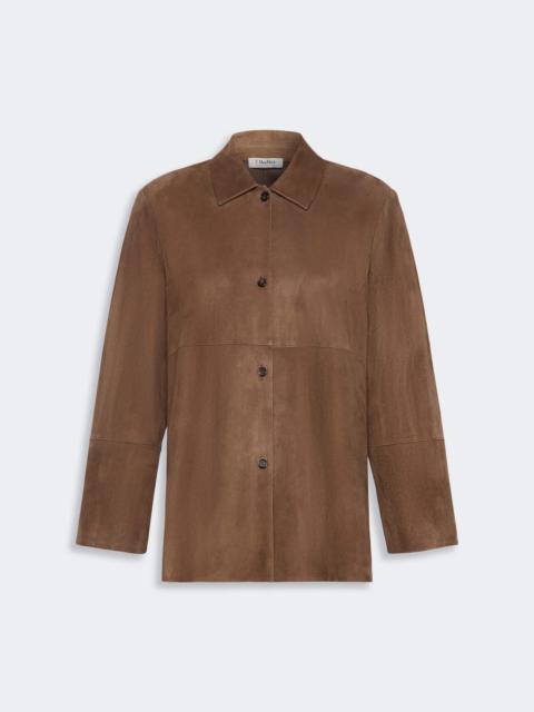 'S Max Mara GOCCE Suede jacket - MUD
