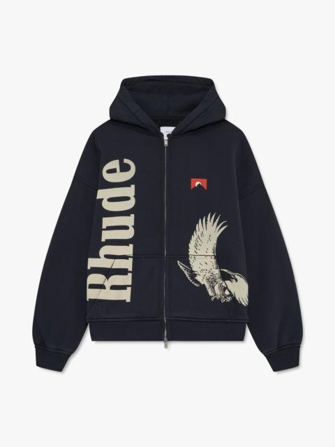 Rhude EAGLE PASS ZIP-UP HOODIE