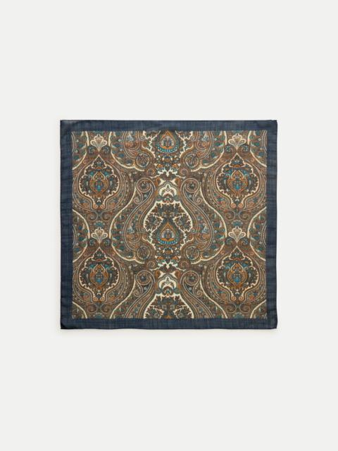 J.CREW Italian wool-silk blend neckerchief in print