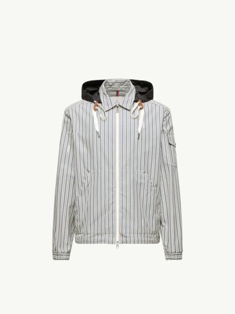 Moncler Havas Striped Poplin Shirt Jacket