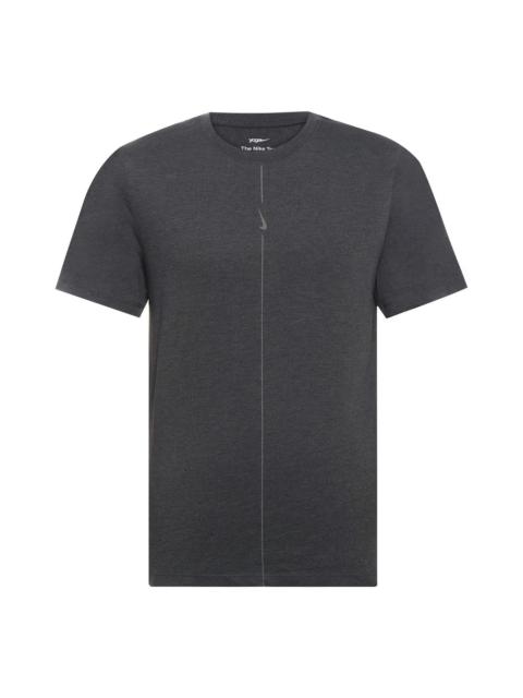 Nike Nike Yoga Dri-FIT Quick Dry Sports Round Neck Short Sleeve Black Gray Blackgray DO0775-010