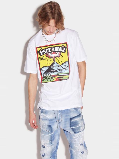 DSQUARED2 VOLCANO SLOUCH T-SHIRT